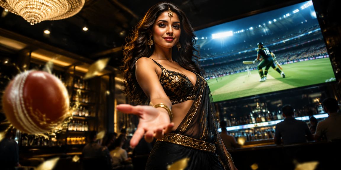 Indian cricket field with enthusiastic bettors