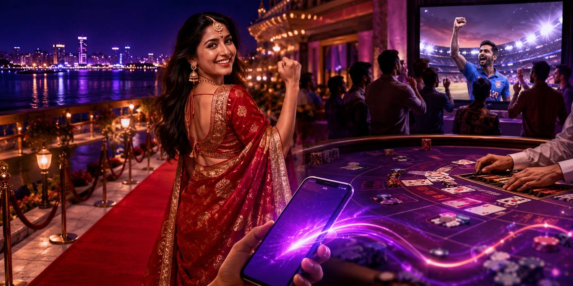 Player logging into secure online baccarat platform